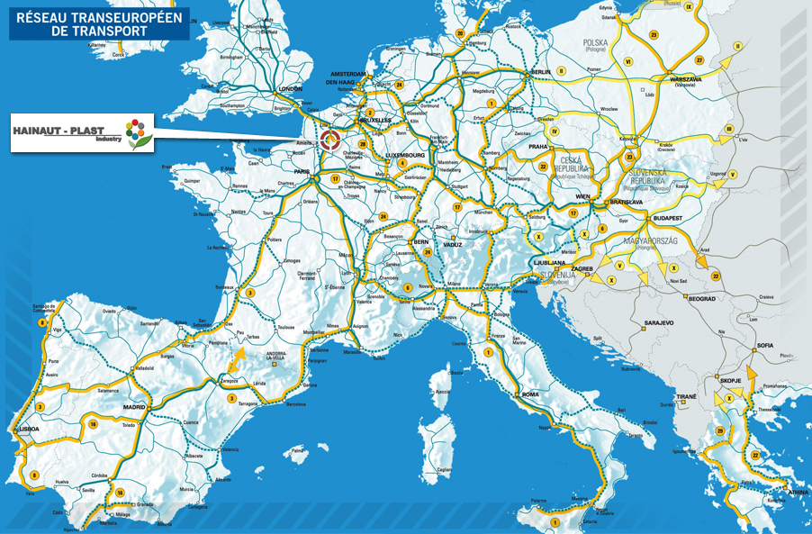 European road network conditions